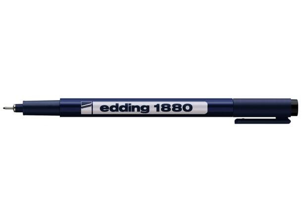 Fiberpenn Edding 1880 0,2 sort 